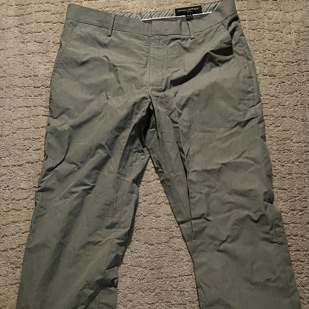 Banana Republic fine pin striped dress slacks.